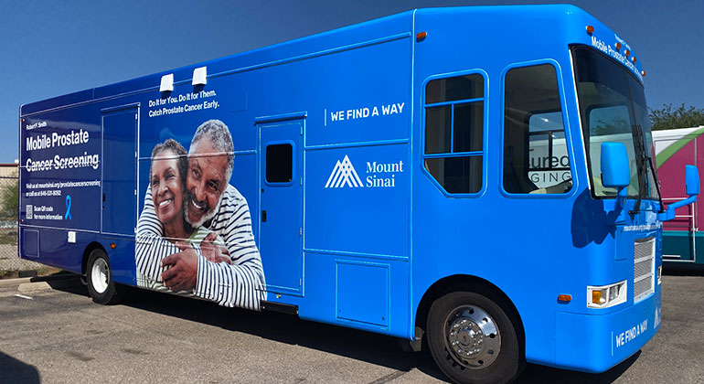 image of mobile screening van